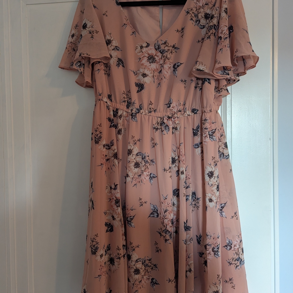 Floral Pink Dress